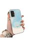 Samsung Galaxy A33 Compatible Cute Little Flower Pattern Acrylic Back Silicone Edge Phone Case