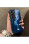 Infinix Hot 60 Pro Plus Compatible Dreamy Starry Sea Fish Pattern Acrylic Back Silicone Edge Phone Case - 2