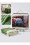 Wona Striped Cotton Single Blanket 160X220 cm Green