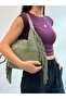 Lea 100% Genuine Nubuck Leather, Elegant and Intricate Design Suede Hand and Shoulder Bag - 3