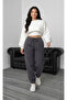 Women's Winter 3-Thread Fleece Lined Casual Basic Sweatpants with Elastic Cuffs