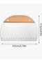 Steel Spatula Dough Cutting Tool Cutter Scraper Pastry Shaping Spatula Wooden Handle 16 cm - 2
