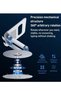 Strong Stand Aluminum Alloy Laptop Stand with 360 Rotating Folding Design Good Heat Releasing for Laptop Stand - 3