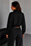 Women's Stand Collar Drawstring Elastic Waist Modal Sweatshirt - 2