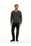 Rüya Men's 100% Cotton Knitwear V-Neck Sweater - 2