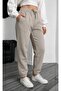 Women's Winter 3-Thread Fleece Lined Casual Basic Sweatpants with Elastic Cuffs - 6
