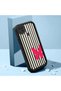 Poco C31 Compatible Black Silicone Case Black-White Striped Butterfly Pattern Camera Protected Shock Absorbing - 2