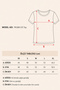 Women's Modal / Cotton Violet Purple Folded Short Sleeve Detailed Low Shoulder Crew Neck T-Shirt Palma - 7