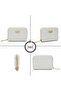 Women's Monogram Belle Small Card Wallet (White) - 6