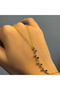 Gold Colored Stone Luxury Steel Shahmeran - 2