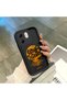 Infinix Smart 9 Compatible Black Silicone Case Sunset Beach Pattern Camera Protected Shock Absorbing