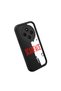 Redmi 14C 4G/5G Compatible Black Silicone Case Scarface Movie Themed Black‑White Design Camera Protection Shock Absorption - 3