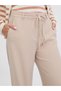 Pantaloni de damă, crem - 3