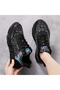 Women's Black Leopard Athletic Sneakers - 4