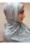 Blue Liona Pattern Soft Cotton Scarf - 2