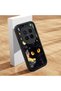 Vivo X300 Pro Compatible Black Silicone Case Starry Night Black Cat Pattern Camera Protected Shock Absorbing - 2