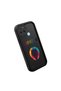 Realme C21Y/C25Y Compatible Black Silicone Case Hipster Colorful Deer Pattern Camera Protected Shock Absorbing - 3