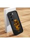 Tecno Camon 40(Cm5) Compatible Black Silicone Case Sunset Beach Pattern Camera Protected Shock Absorbing - 2