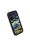 Vivo X200 Fe Compatible Black Silicone Case Starry Night Train and Castle Pattern Camera Protected Shock Absorbing - 3