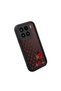 Xiaomi Mi 15 5g Compatible Black Silicone Case with Red Dot Ladybug-Star Pattern Camera Protection Shock Absorbing - 3