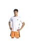 Men's Workout Essentials 3-Stripe White T-Shirt Kd0699 - 2
