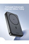 10.000 mAh 20W Magsafe Wireless Kablosuz Hızlı Powerbank, Siyah, 25919 - 3
