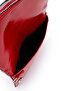 Folding Cover Chain Portfolio Women's Crossbody Bag Hamah Red - 3