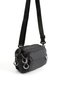 Black Women's Small Size Faux Leather Shoulder and Crossbody Bag Snm6035 - 4