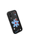 Oppo A5 4G/5G Compatible Black Silicone Case Colorful Flower Pattern Camera Protected Shock Absorbing - 3