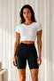 Women's Boxer Elastane Added Body Black Underwear Corset - 4