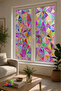 Stained Glass Patterned Self-Adhesive Window Film - 2