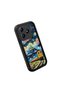Realme C63 4G/C61 Compatible Black Silicone Case Starry Night Train and Castle Pattern Camera Protected Shock Absorbing - 3