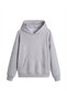 Women's Pink Love Lip Print Hooded Sweatshirt - 3