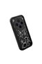 Vivo X300 Compatible Black Silicone Case with Star and Cute Character Pattern, Camera Protection, Shock Absorption - 3
