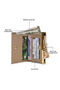 Women's Mono frame25 small wallet (White) - 4