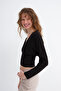 V-Neck Long Sleeve Blouse B1032 - 4