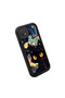 Oppo A15/A15S Compatible Black Silicone Case Starry Night Black Cat Pattern Camera Protected Shock Absorbing - 3