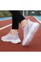 Women's Pink Mesh Sports Lace-Up Sneakers - 3