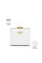 Women's Frame25 Small Bifold Wallet (White) - 3