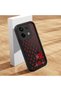 Redmi Note 13 Pro 5g Compatible Black Silicone Case with Red Dot Ladybug-Star Pattern Camera Protection Shock Absorbing - 2