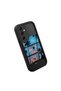 Samsung Galaxy M14 5g Compatible Black Silicone Case Three-Compartment Palm Sunset Landscape Pattern Camera Protection Shock Absorption - 3