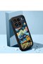 Xiaomi Mi 15 5g Compatible Black Silicone Case Starry Night Train and Castle Pattern Camera Protected Shock Absorbing - 2