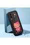 Oppo A5 4G/5G Compatible Black Silicone Case Pixel Kitty Heart-Dot Pattern Camera Protected Shock Absorbing - 2
