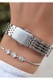 Special Boxed Steel Cord Stone Women Wristwatch Gold Color 2 Year Warranty Bracelet Gifted Hm1Htsc5 - 6