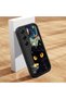 Tecno Camon 40(Cm5) Compatible Black Silicone Case Starry Night Black Cat Pattern Camera Protection Shock Absorption - 2