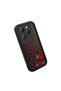 Infinix Hot 40/40 Pro Compatible Black Silicone Case with Red Dots Ladybug-Star Pattern Camera Protection Shock Absorbing - 3