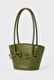 Lorin Bowknot Detailed Soft Leather Look Large Volume Women's Shoulder Bag - 7