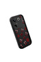 Tecno Camon 20 Pro 5g (Ck8N) Compatible Black Silicone Case Cherry-Ribbon-Flower Pattern Camera Protected Shock Absorbing - 3