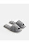 Women Grey Sherpa Detail Mule Slippers - 2