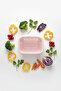1.6 Lt Storage Container with Strainer Bpa Free Refrigerator & Freezer Compatible Vegetable and Fruit Storage Container - 5